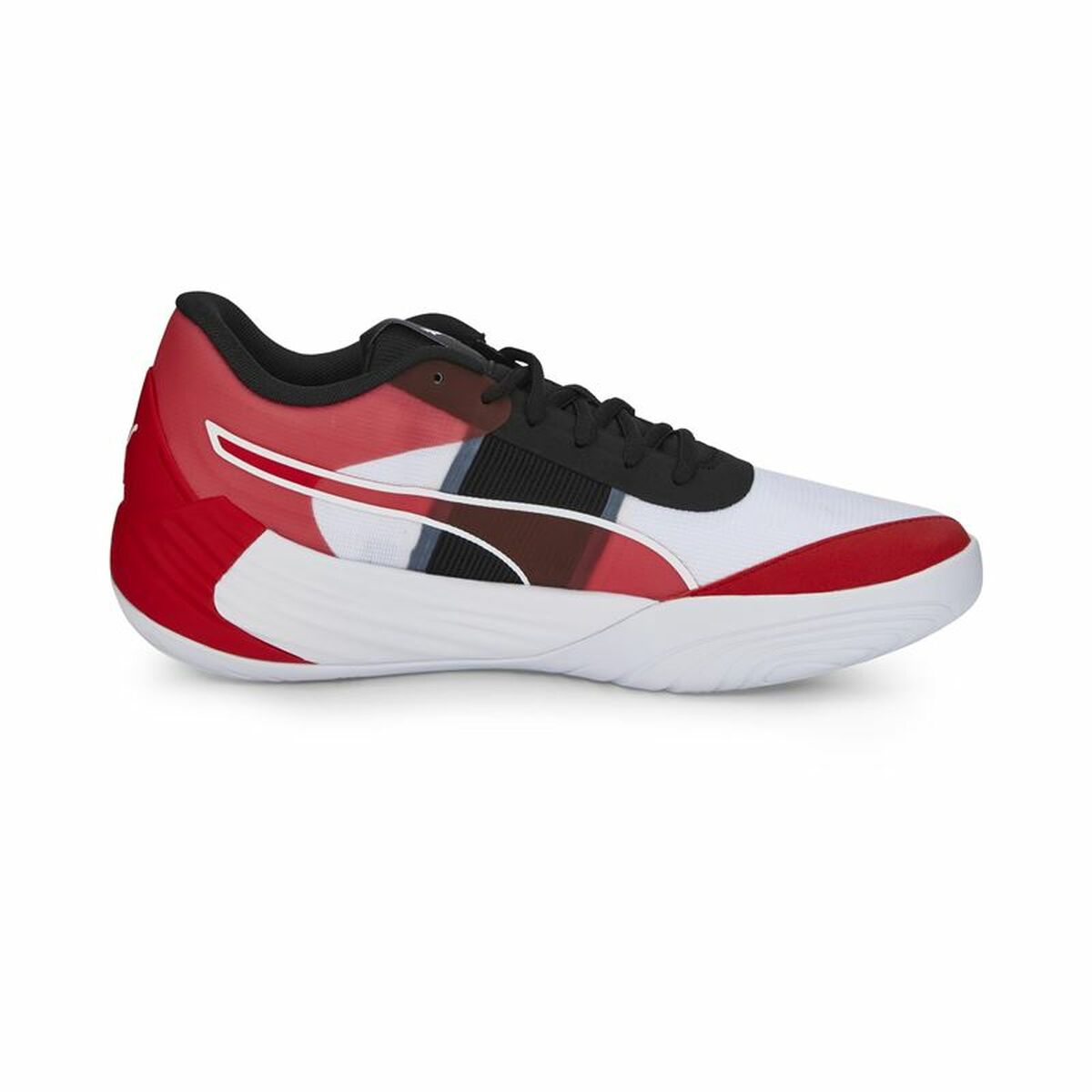 Basketbalschoenen voor volwassenen Puma Fusion Nitro Team Wit Heren