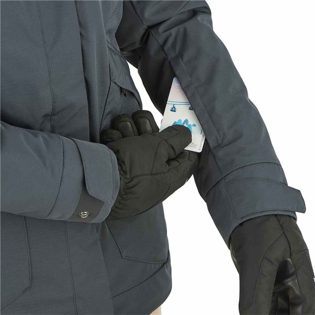 Ski-jas Salomon Snow Rebel Dames Grijs