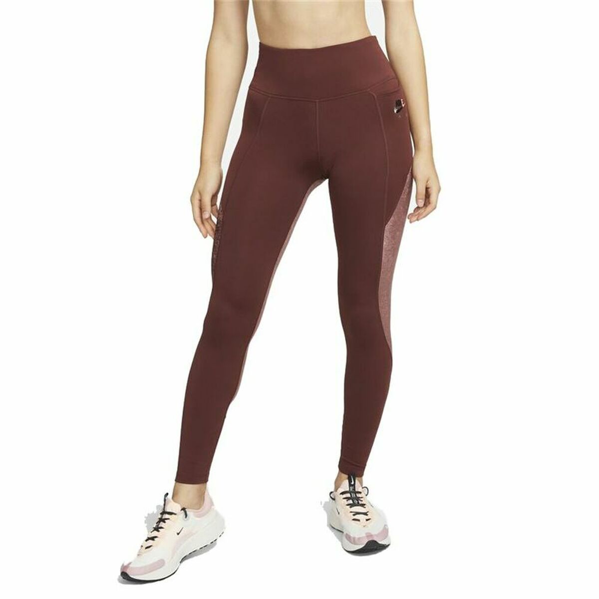 Sports leggings for Women Nike Air Dri-FIT Fast Brown