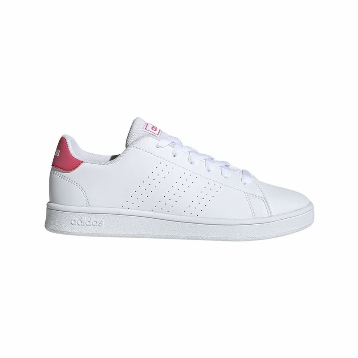 Hardloopschoenen voor kinderen Adidas Advantage Girl Wit