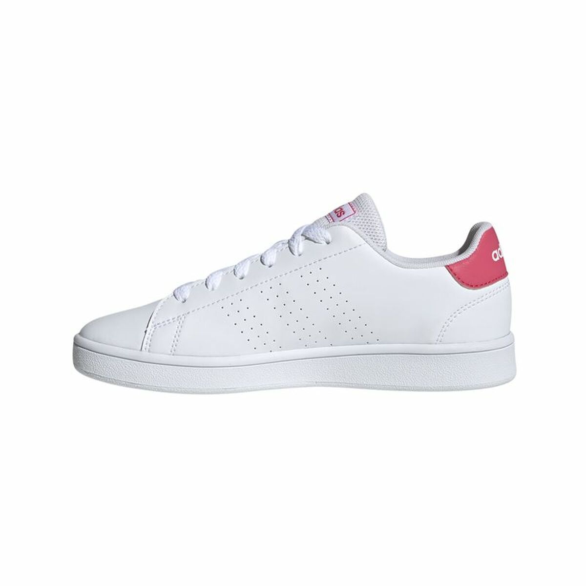 Hardloopschoenen voor kinderen Adidas Advantage Girl Wit