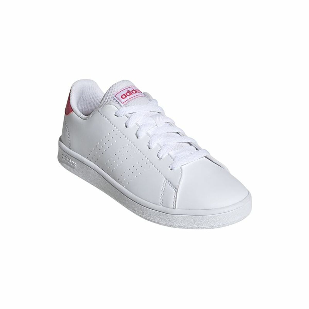 Hardloopschoenen voor kinderen Adidas Advantage Girl Wit