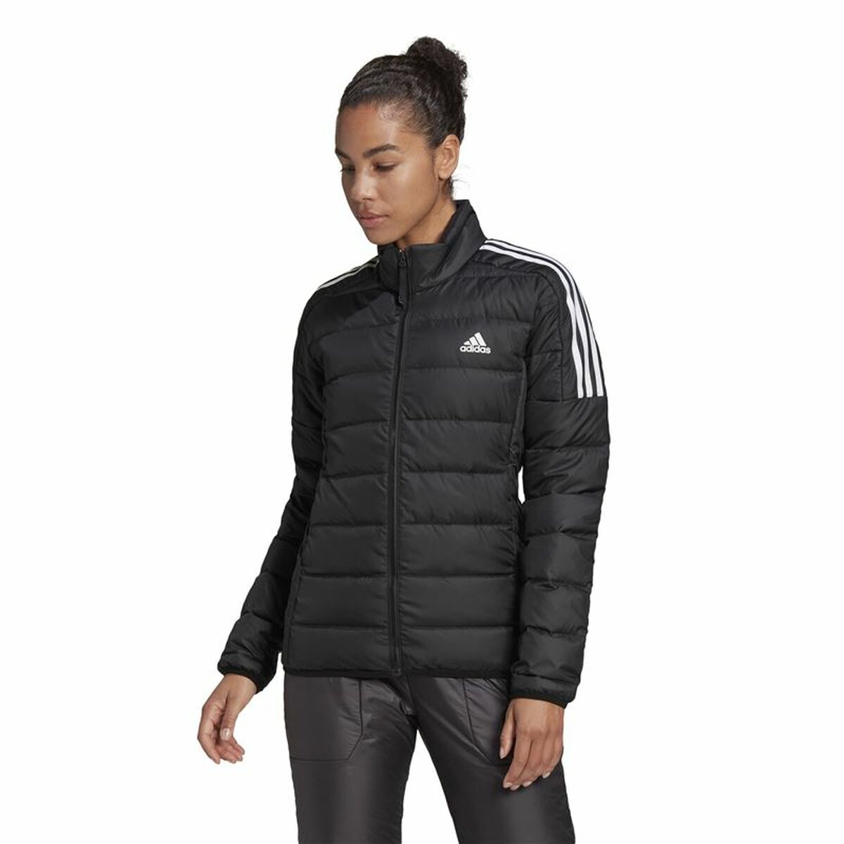 Sportjas voor dames Adidas Essentials W Zwart