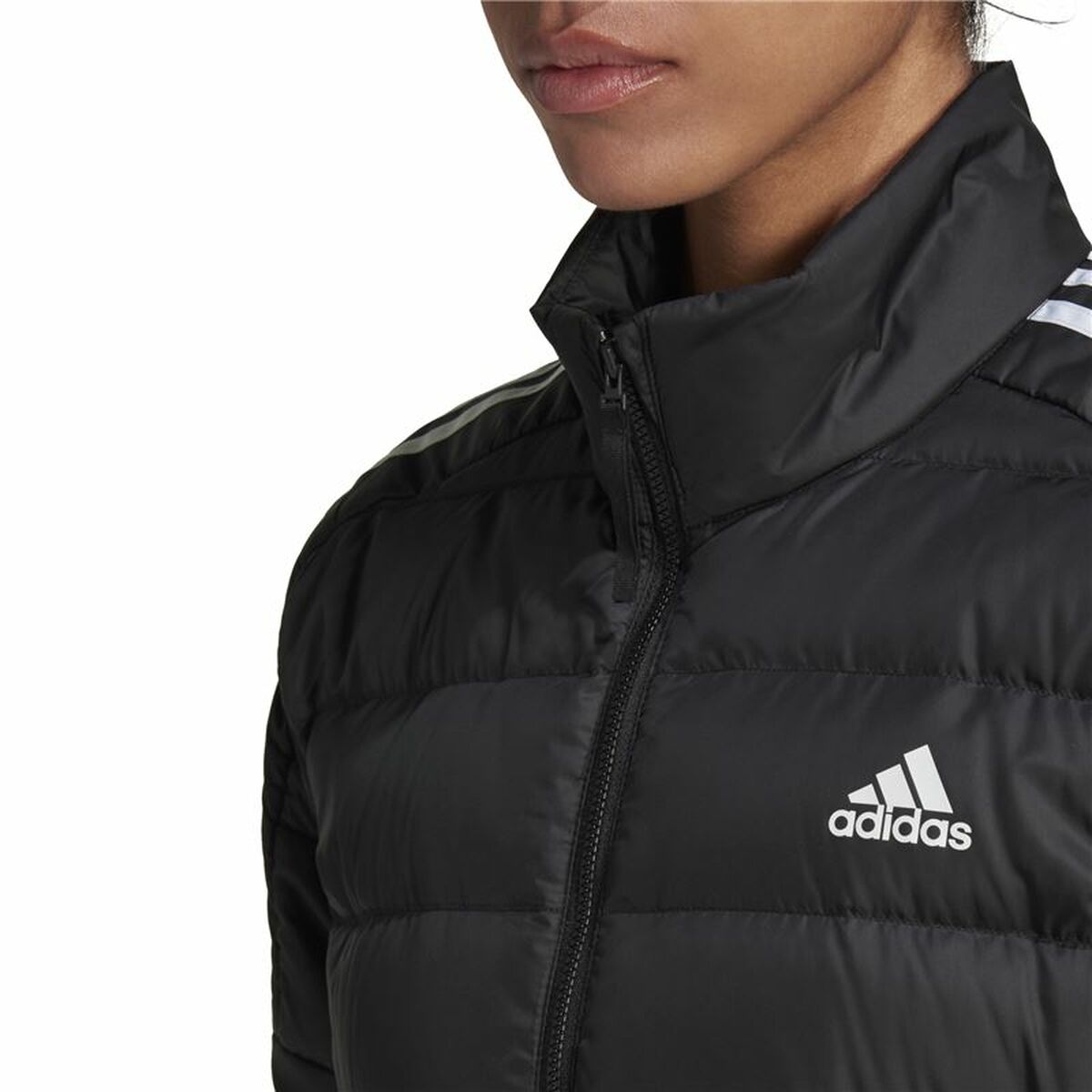 Sportjas voor dames Adidas Essentials W Zwart