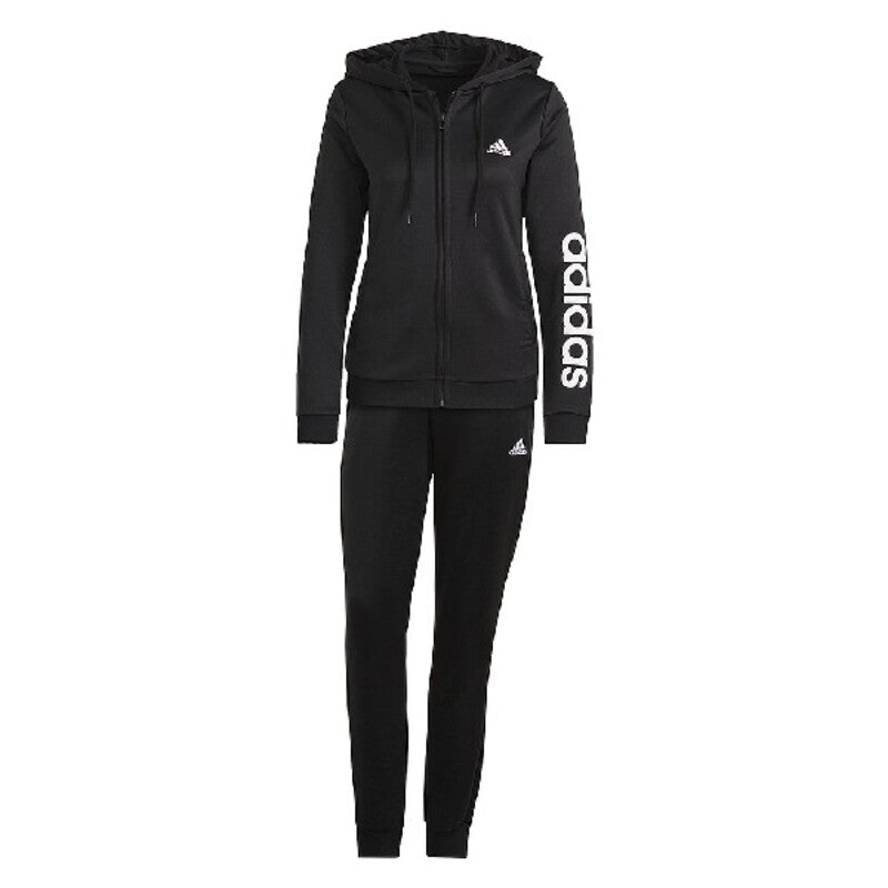 Dames trainingspak Adidas W LIN FT TS GM5575 Zwart