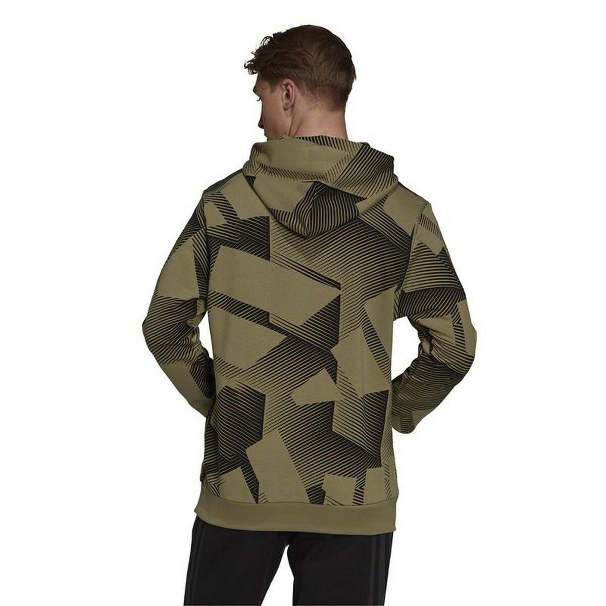 Men's Hoodie Adidas Graphic M Khaki