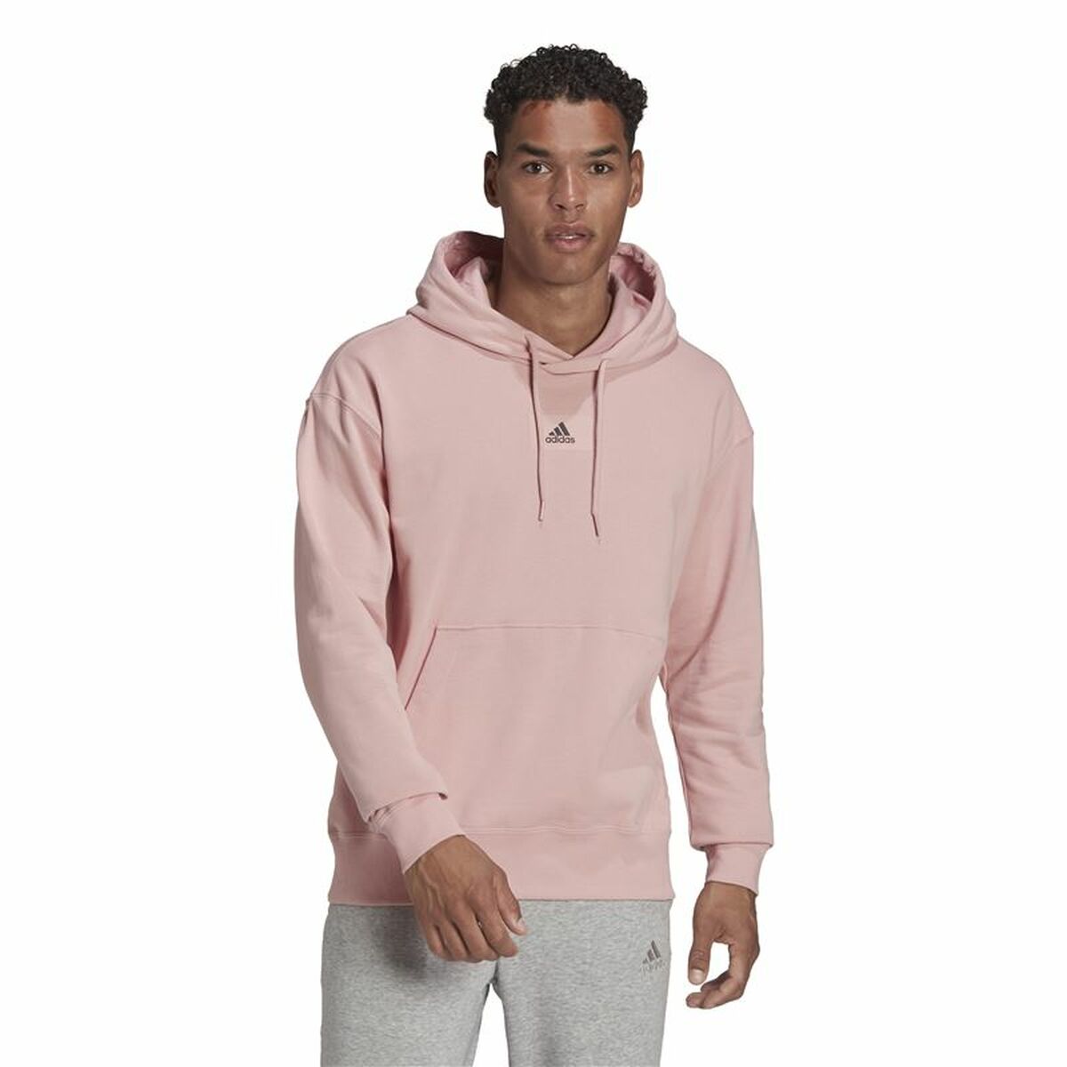 Hoodie voor heren Adidas Essentials Roze