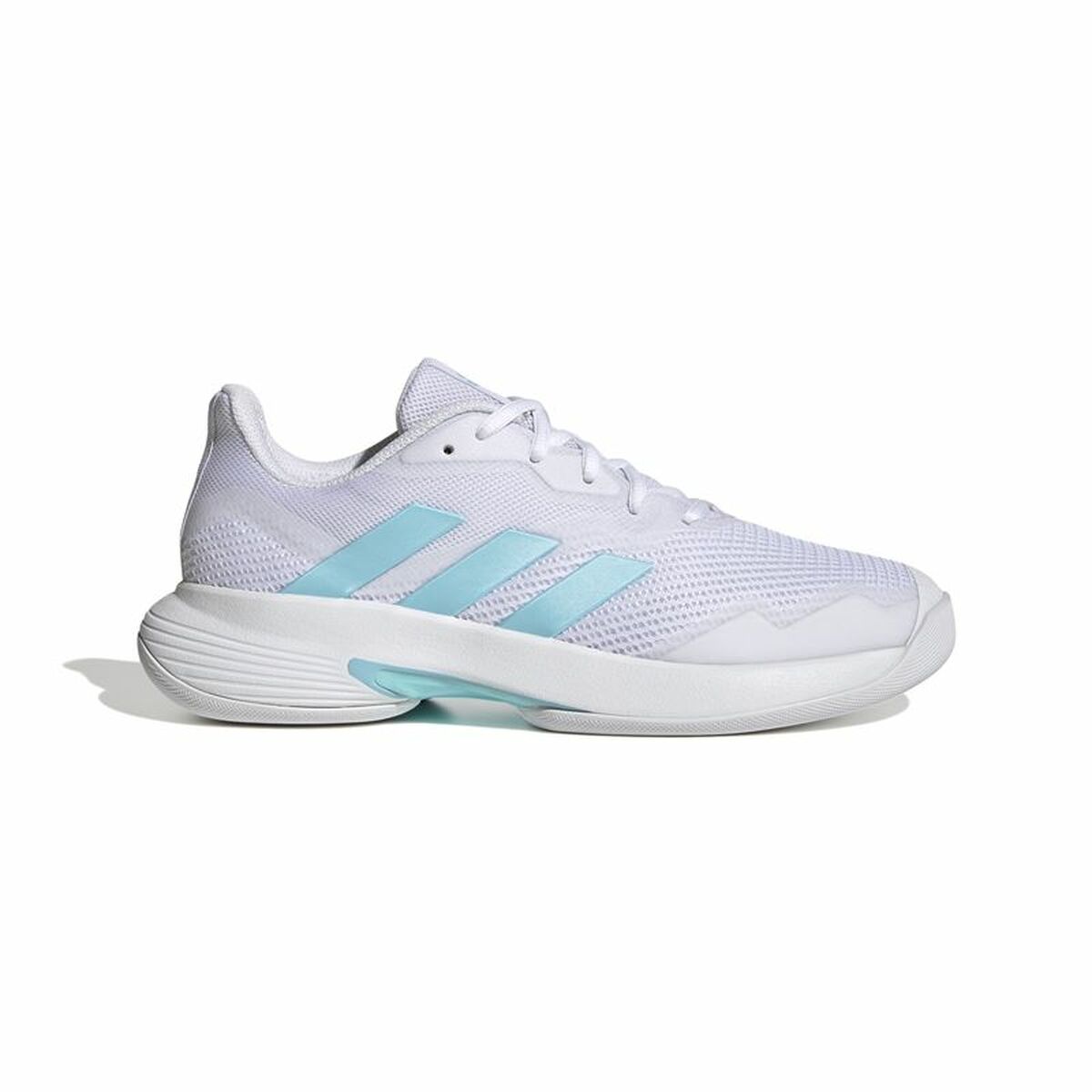 Dames tennisschoenen Adidas Courtjam Control Wit