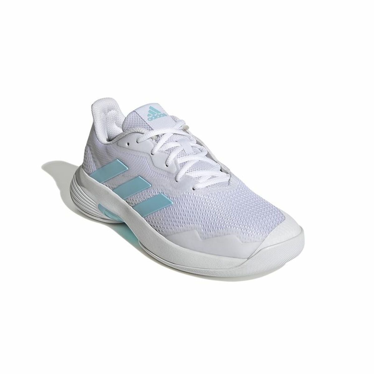 Dames tennisschoenen Adidas Courtjam Control Wit