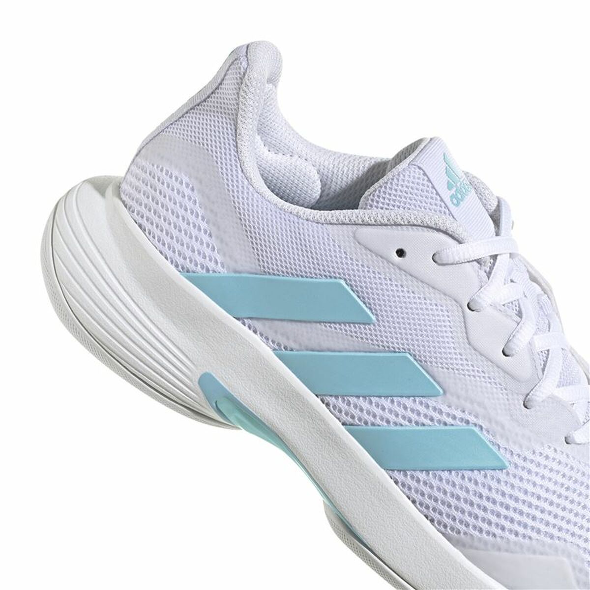Dames tennisschoenen Adidas Courtjam Control Wit
