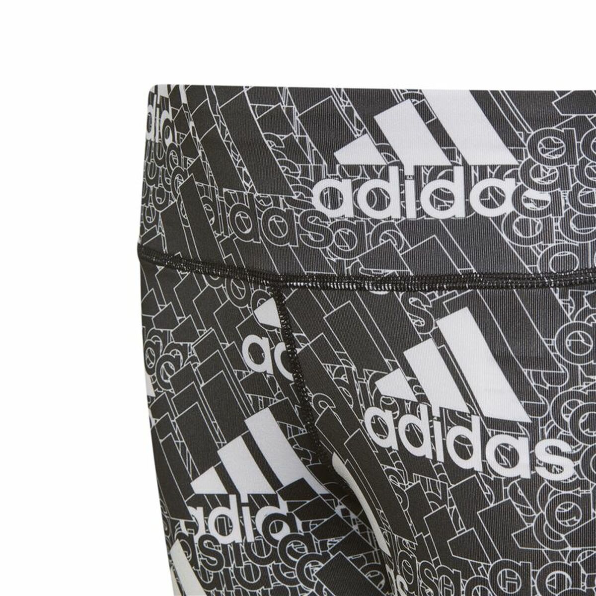Sports Leggings Adidas Designed To Move Gray Black