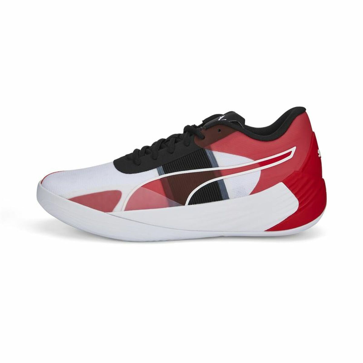 Basketbalschoenen voor volwassenen Puma Fusion Nitro Team Wit Heren