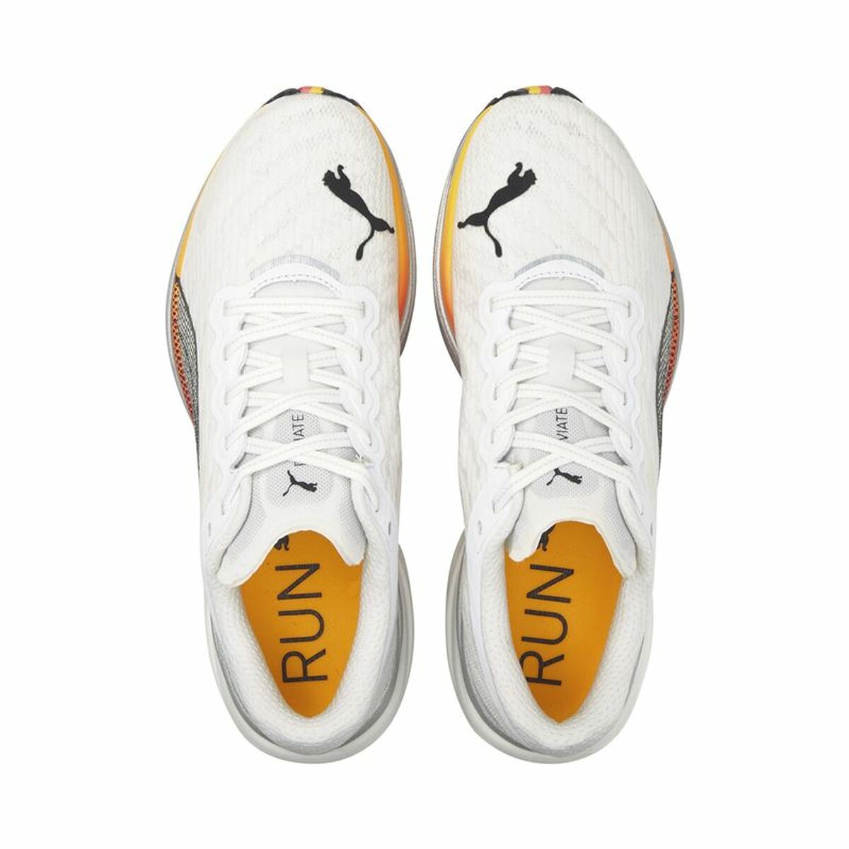 Hardloopschoenen voor volwassenen Puma Deviate Nitro Wit Heren