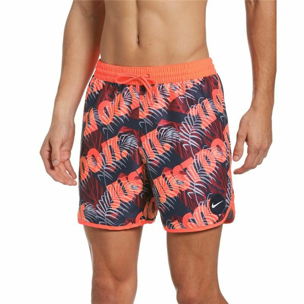 Heren zwembroek Nike 5" Volley Oranje