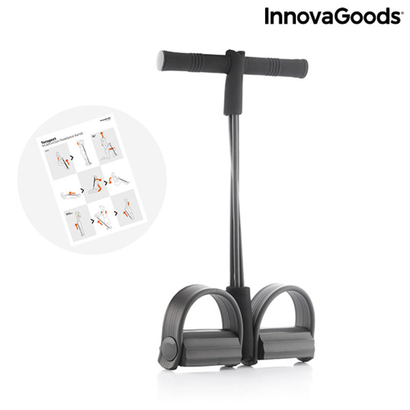 Multifunctionele weerstandsbanden met oefengids – Tensport