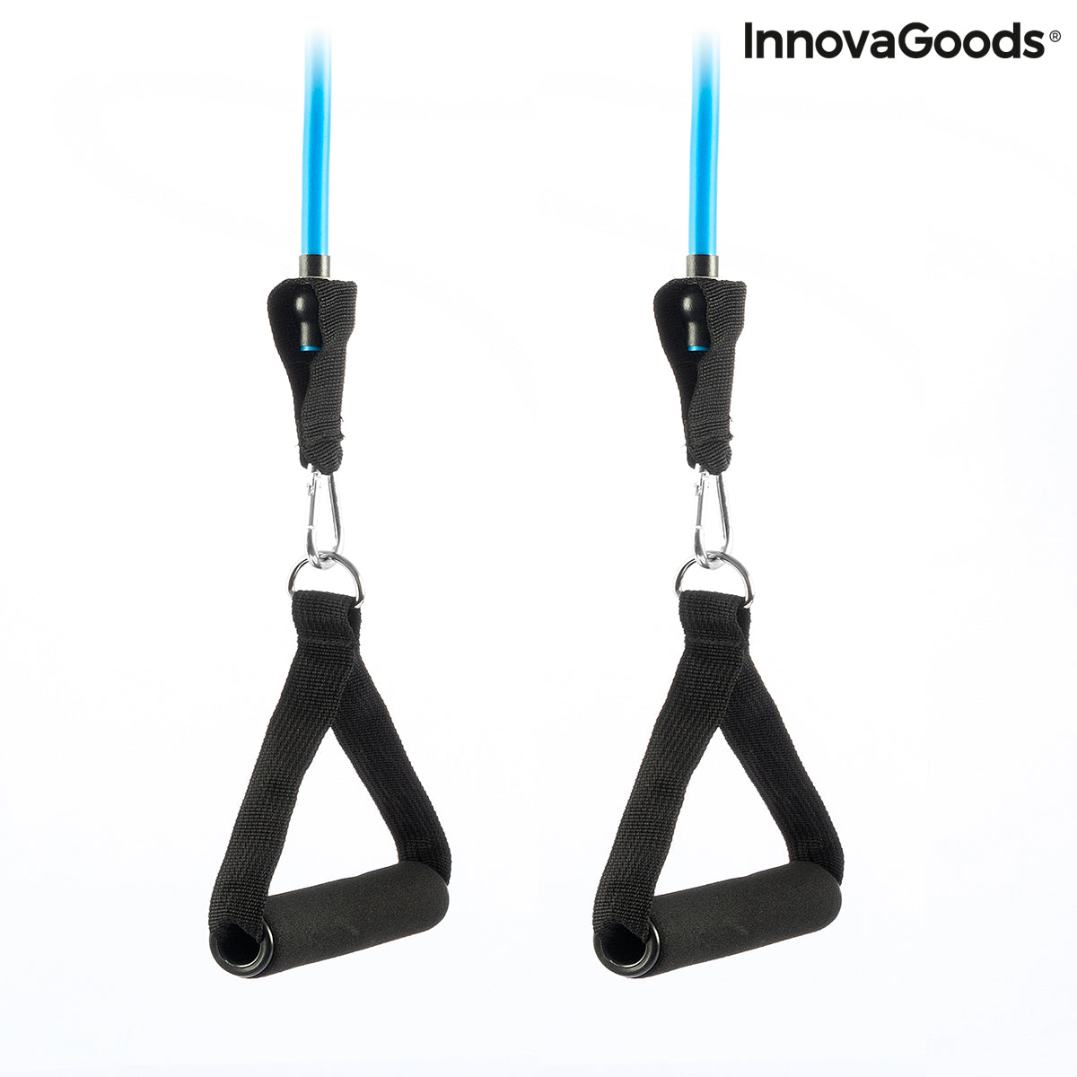 Set weerstandsbanden met accessoires en oefengids Tribainer