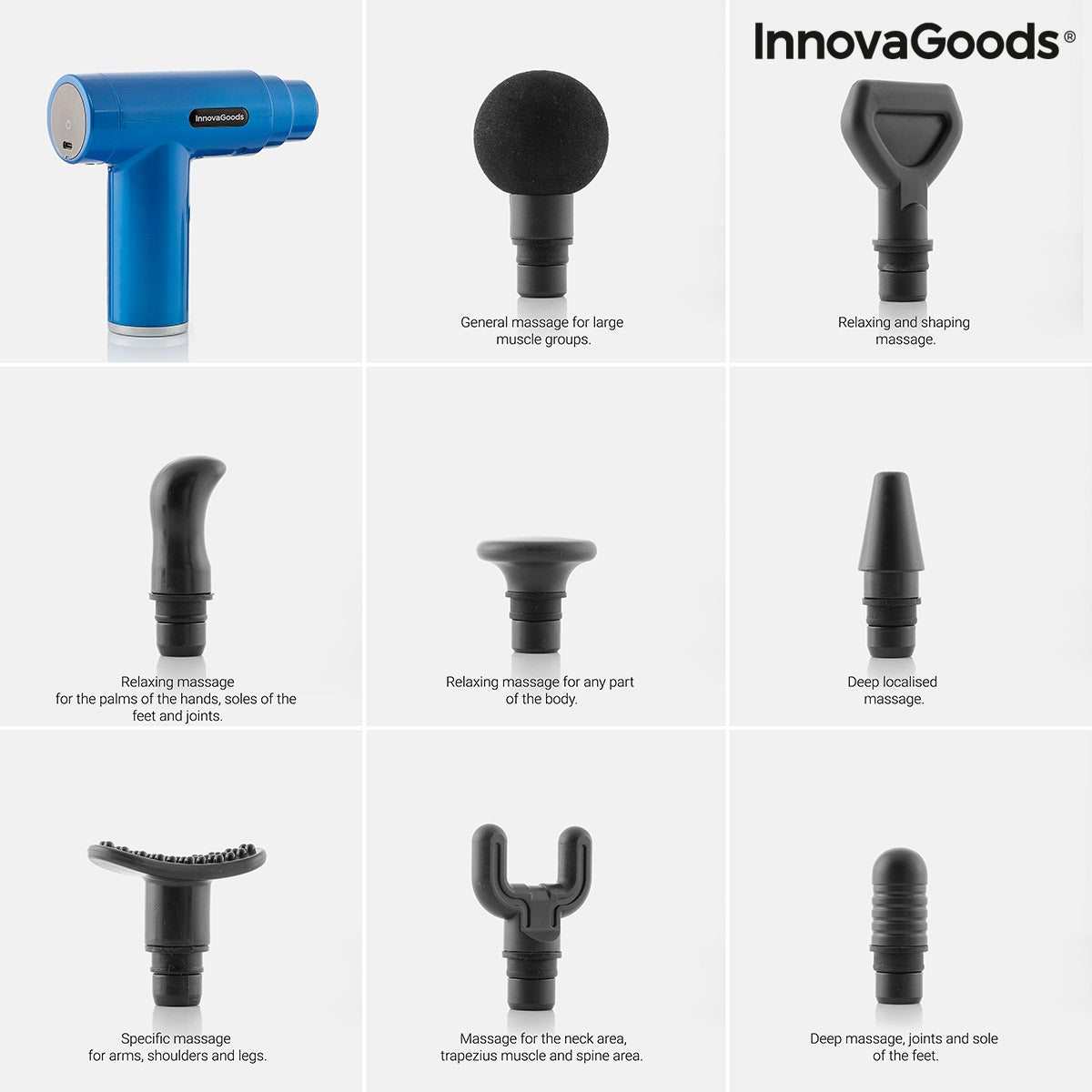 Mini spierontspannings‑ en herstelgun Relmux InnovaGoods