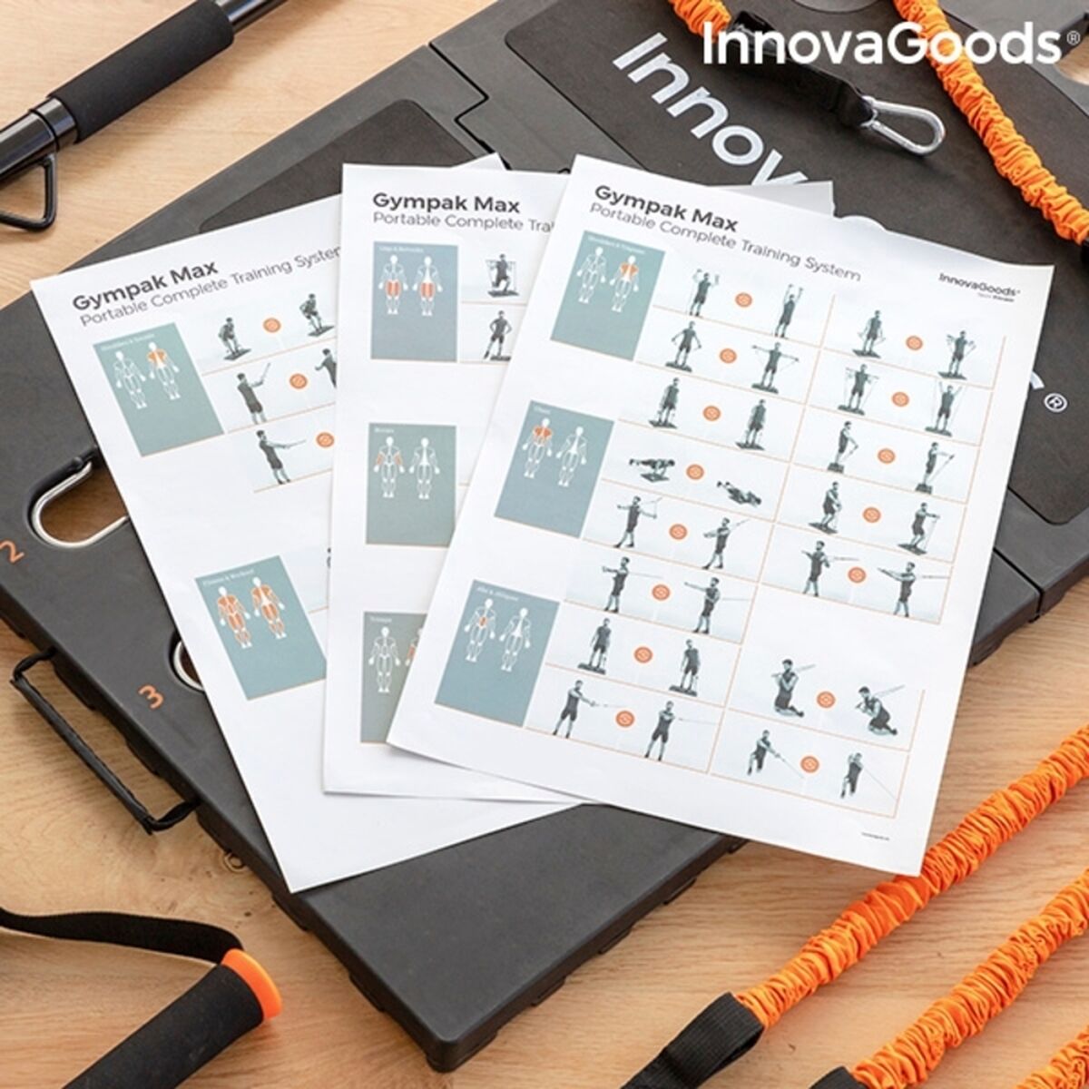 Integrated Portable Training System with Exercise Guide Leotard Max