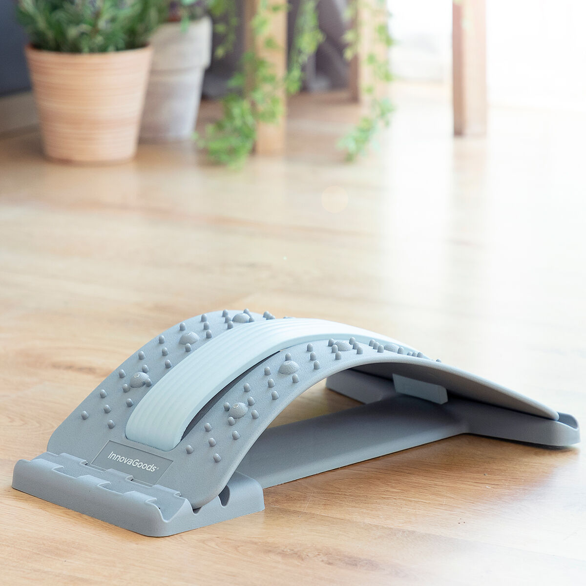 Lumbar Corrector, Stretcher and Support with Pressure and Magnetic