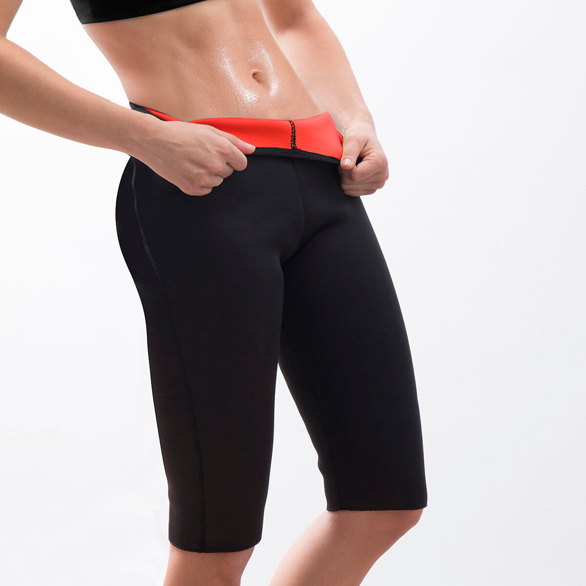 Slimming Knee Length  Sports Leggings with Sauna Effect Swaglia
