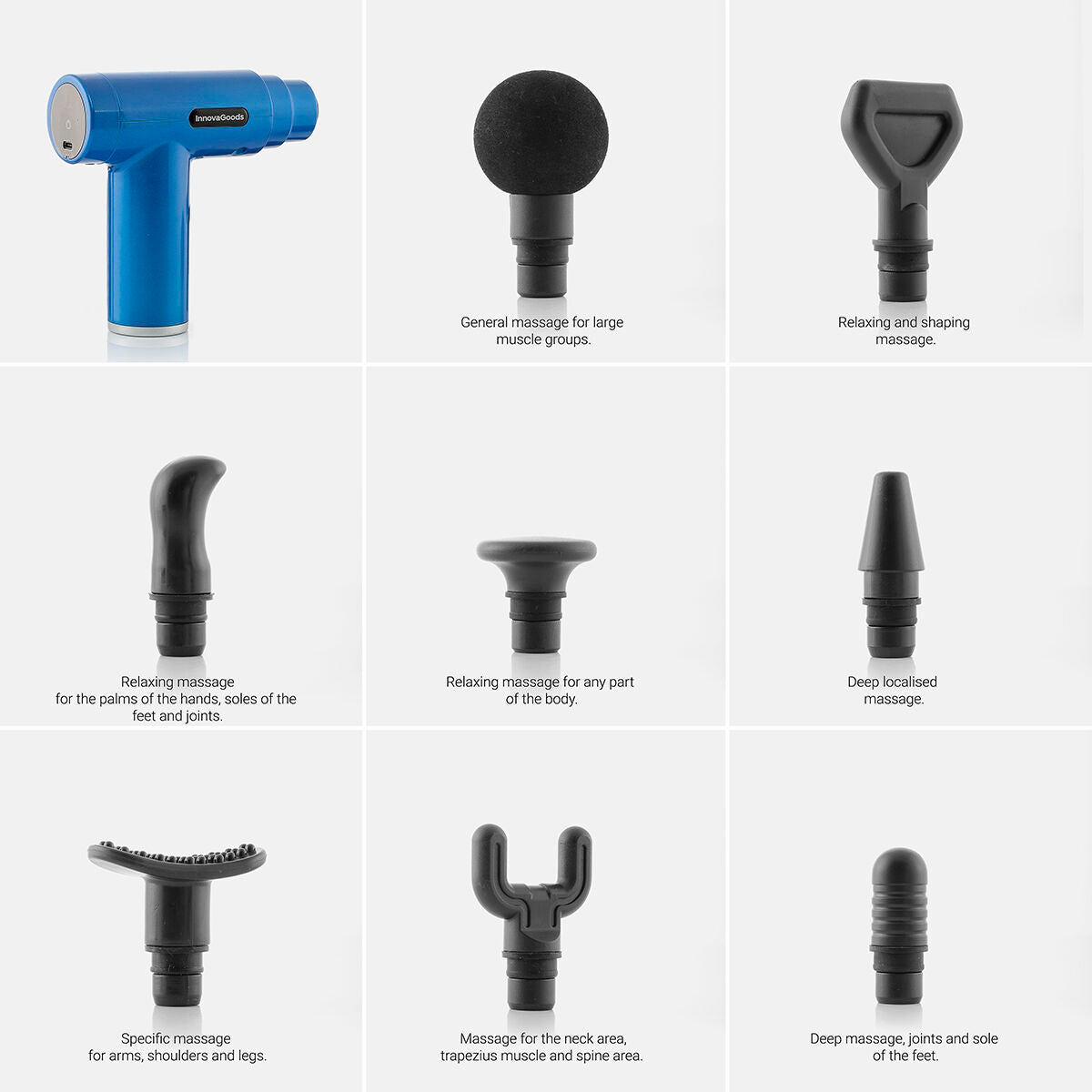 Mini spierontspannings‑ en herstelgun Relmux InnovaGoods